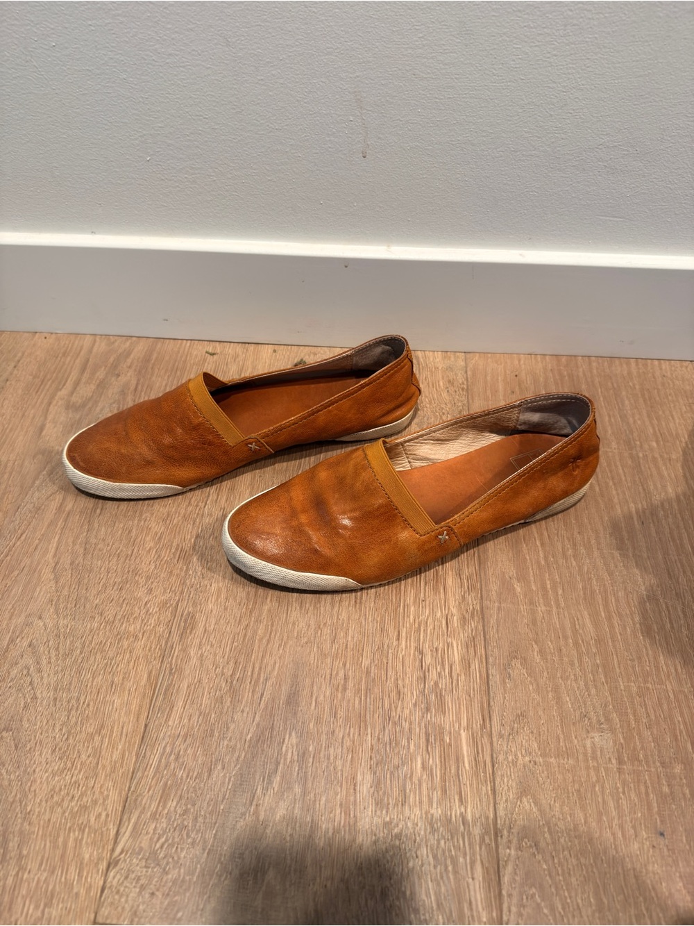 Frye women’s  Slip-On Loafers in Tan Brown